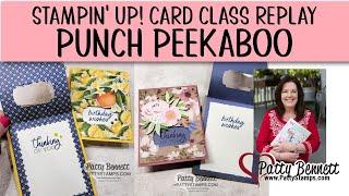 How to Make Punch Peekaboo Cards with Stampin Up DSP