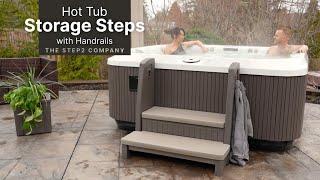 Step2 Hot Tub Storage Steps with Handrails