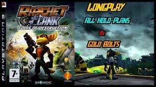 Ratchet & Clank Future Tools of Destruction - Longplay All Holo-Plans & Gold Bolts Walkthrough