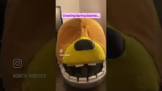 The creating of springbonnie trap part 1. #fnaf #fnaf3 #animatronics #shorts #fnafcosplay