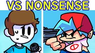 Friday Night Funkin VS Nonsense FULL WEEK + Cutscenes & All Endings FNF ModHard Funny Mod