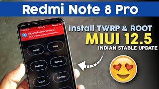 Install TWRP & ROOT For MIUI 12.5 Android 11 INDIA - Redmi Note 8 Pro