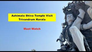 My First Vlog  Azhimala Shiva Temple Trivandrum Kerala Visit  Best tourist spot in Kerala  XL6