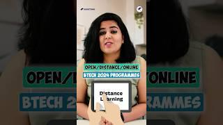 Open and Distance BTechOnline Engineering DegreeRemote BTech Valid #shorts #AICET #UGCDEB #BTech