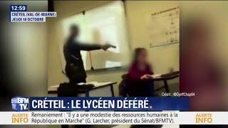 Tu me mets présent. À Créteil un lycéen menace sa prof avec une arme