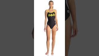 Claire Gerhardstein  Arena Womens Superhero Swim Pro Back One Piece Swimsuit