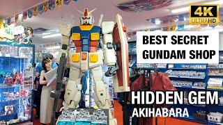 Tokyos SECRET Gundam Shop Hidden in Akihabara おたちゅう 秋葉原 4K 60fps ASMR