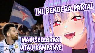 Mythia Ngakak Selebrasi pakai Bendera Partai - Mythia Batford