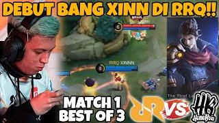 INI DIA DEBUT BANG XINNN DI RRQ MATCH 1 RRQ VS HOMEBOIS