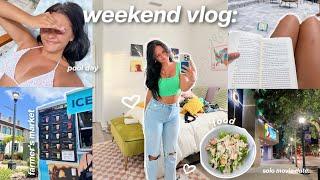 a busy weekend in my life VLOG  productive movie date farmers market & more