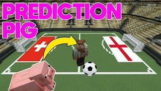 Minecraft Pig Takes on Euros 2024 Predictions England vs Switzerland