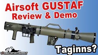 Airsoft GUSTAF M3 MAAWS Launcher VFC Review & Live Demo