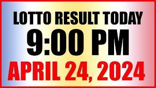 Lotto Result Today 9pm Draw April 24 2024 Swertres Ez2 Pcso