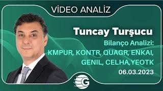 Bilanço Analizi KMPUR KONTR QUAGR ENKAI GENIL CELHA YEOTK  Tuncay TURŞUCU