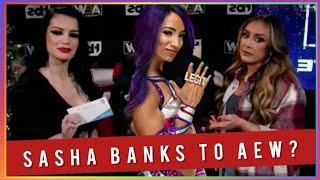 Did AEW just teased Sasha Banks debut? Jan 10 2023 The KIA Forum 