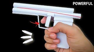 Powerful Paper Gun  How to make a Paper Gun