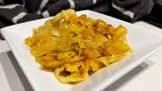 THE MOST SIMPLE CABBAGE RECIPE  HOW TO COOK #CABBAGE  South Africa