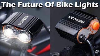 Best Budget Bike Lights For Night Riding  Amazon Lights For Night Riding  2400 Lumens Battery Pack