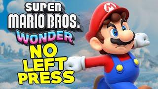 Can I beat Super Mario Wonder without PRESSING LEFT?