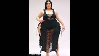 Curvy Lingerie Fashion Model_ Plus Size Sexy Dresses Haul #plussize #curvy #outfitideas