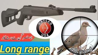 Hatsan striker edge 1100 dove hunting Deadshot with Jett pellet 40 yard