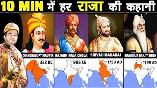 10 MINUTE में हर एक भारतीय राज्य का पूरा इतिहास  Every Indian Empire in 10 Mins