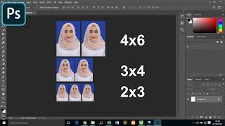 Cara Mudah Mengatur Ukuran Pas Foto 2x3 3x4 dan 4x6 di Photoshop