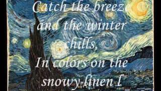 Don McLean - Vincent  Starry Starry Night With Lyrics