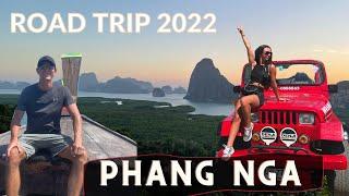Scenic Road Trip to Phang Nga from Phuket  Thailand Travel Vlog February 2022