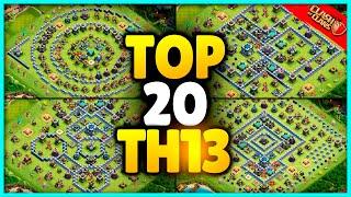 NEW BEST TH13 BASE WARFARM Base Link 2023 Top20 Town Hall 13 Trophy Defense Base Clash of Clans