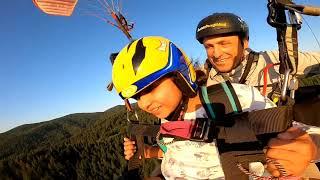 6yo Child Flies Tandem with Seattle Paragliding  Chirico