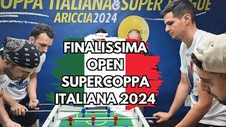 Calcio Balilla FINALE Open Supercoppa Italiana 2024 Rossoni - Placido vs Nesta - Magliocchetti 