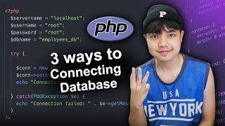 3 วิธีการเชื่อมต่อฐานข้อมูล MySQL ในภาษา PHP ‍