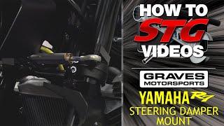 How To Install Graves Yamaha R7 Steering Damper Mount