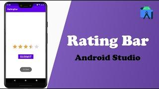 How to Create Rating Bar in Android Studio  Easy One Coders