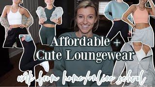 AFFORDABLE + CUTE LOUNGEWEAR try on haul comfy basics that wont break the bank