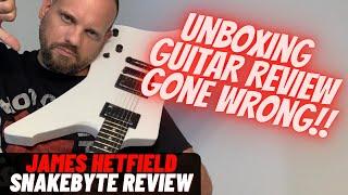 Metallica James Hetfield Signature LTD Snakebyte Guitar UNBOXING REVIEW GONE WRONG