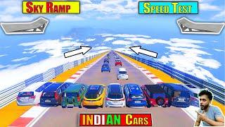 GTA 5 Indian Cars Vs Sky Mega Ramp Drag Race Challenge GTA 5