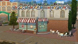 Центральная кофейня   The Sims 4 CENTRAL PERK Speed Build  Строительство Симс 4  NO CC 