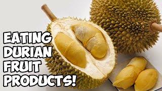 Eating Durian Fruit Products  WheresMyChallenge