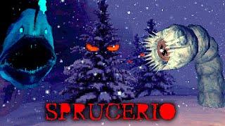 Sprucerio - Evil Trees Fish Monsters & Man-Eating Worms Lurk within this Weird Wintery Horror Game