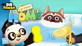 Stay Home Do some chores & keep clean in Dr Panda Home