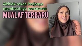 Seorang wanita di amerika penasaran dengan akhlak rekan kerjanya dan akhirnya memutuskan mualaf