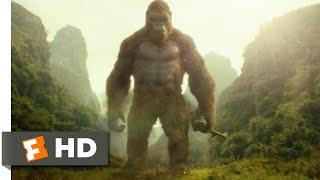 Kong Skull Island 2017 - Kong Saves a Giant Buffalo Scene 410  Movieclips