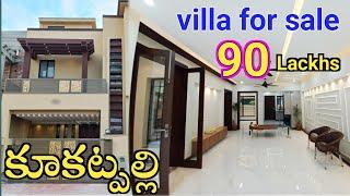 villa for sal3 at Kukatpally hyderabad ll 90 lackhs loan available