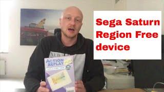 Sega Saturn play import games with Action Replay plus - region free