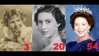 Princess Margaret from 0 to 71 years old