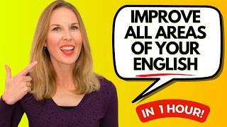 1 Hour Fluency Masterclass to GET FLUENT in English