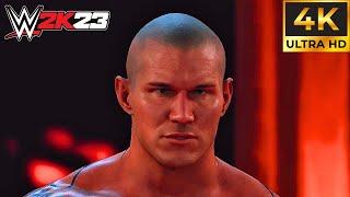 Randy Ortons Entrance in WWE 2K23 is so Realistic   4K 60FPS 