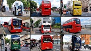 Buses Departing Bus Stops London 2024